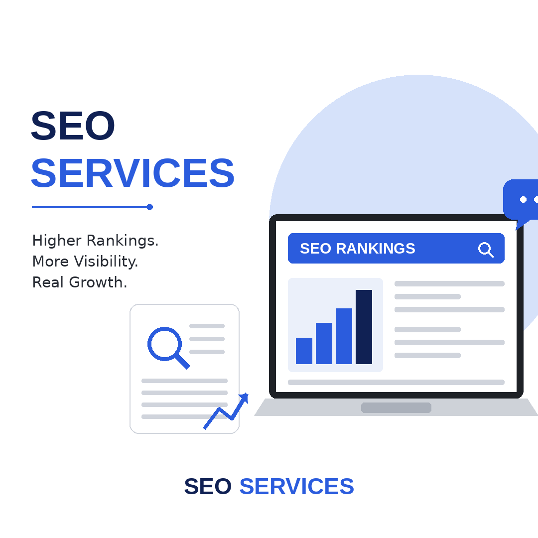 SEO services for improving website search engine rankings and organic traffic